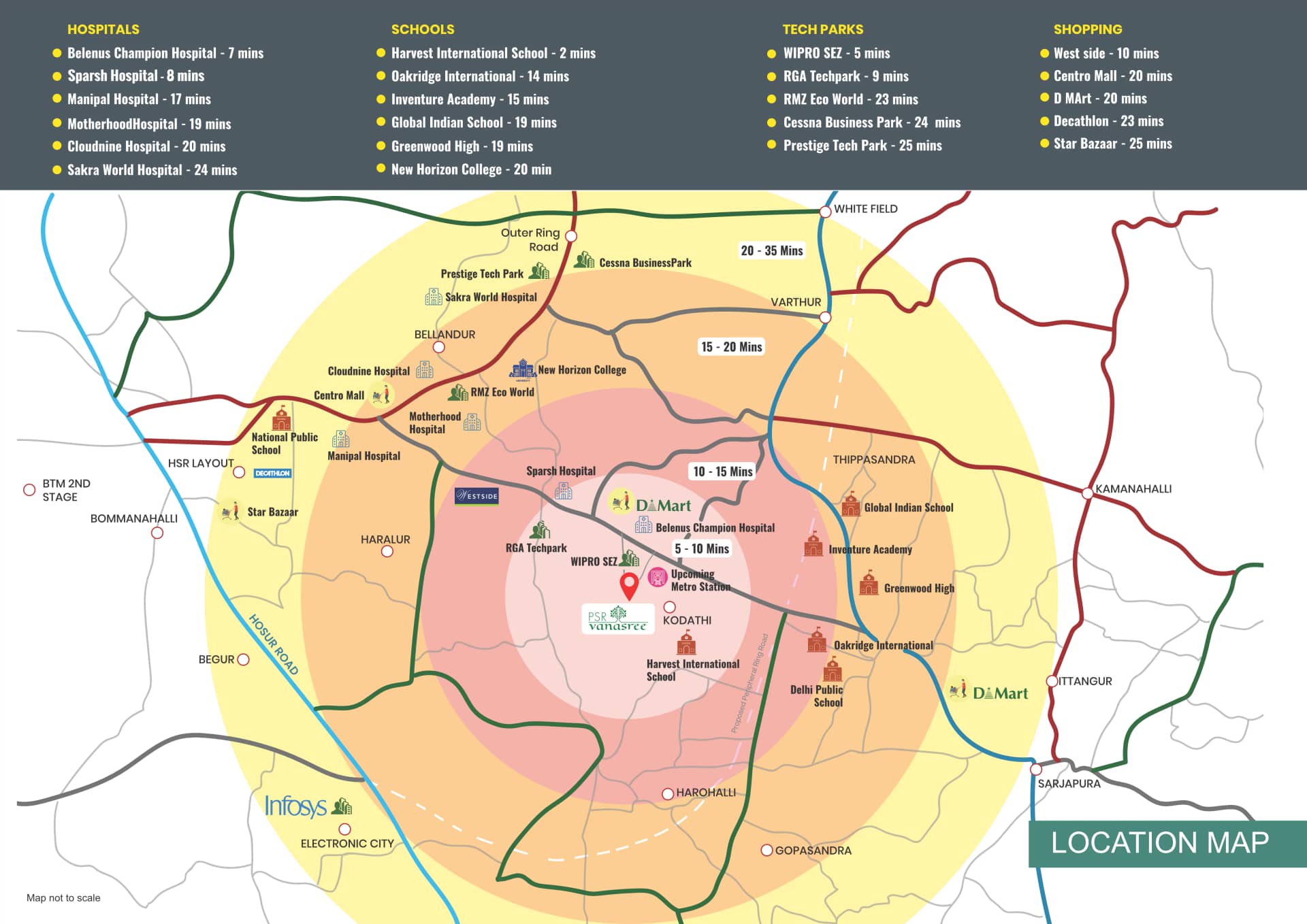 PSR Vanasree location map